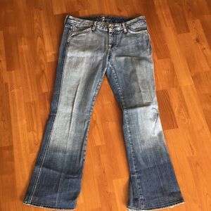 7 for all mankind size 27 boot cut blue jewels